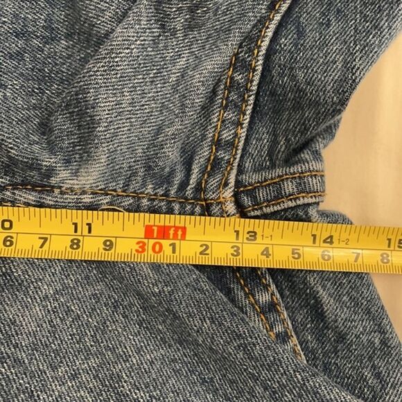 Levi's 550 Relaxed Fit Denim Blue Jeans Mens Size 38X30 - Picture 9 of 12